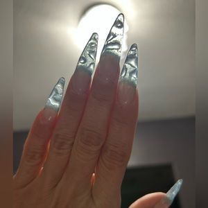 Raindrop Custom Press-On Nails